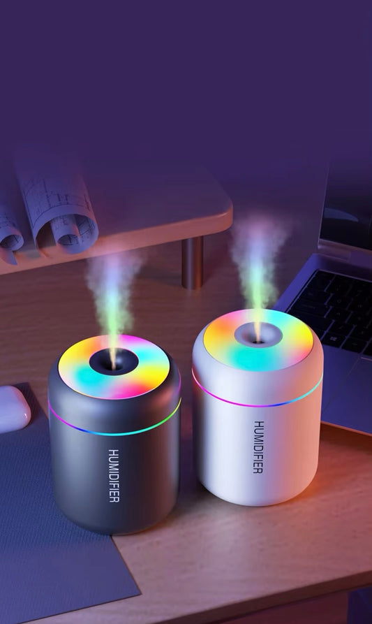 Mini USB Air Humidifier (180 mL) – Quiet Aromatherapy Diffuser